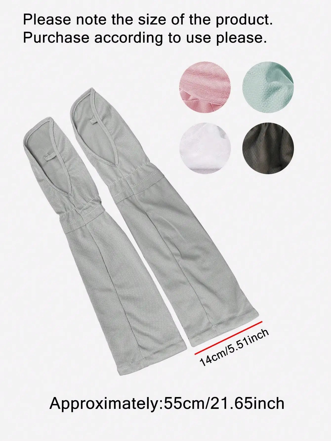 Summer Ice Silk Arm Sleeves for Sun Protection - UPF 50+