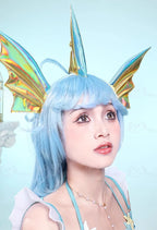 Anime Vaporeon Cosplay Costume Women's Sexy Bodysuit Tail Suit One-Piece Swimsuit Bathing suit Halloween Carnival Party Clothes