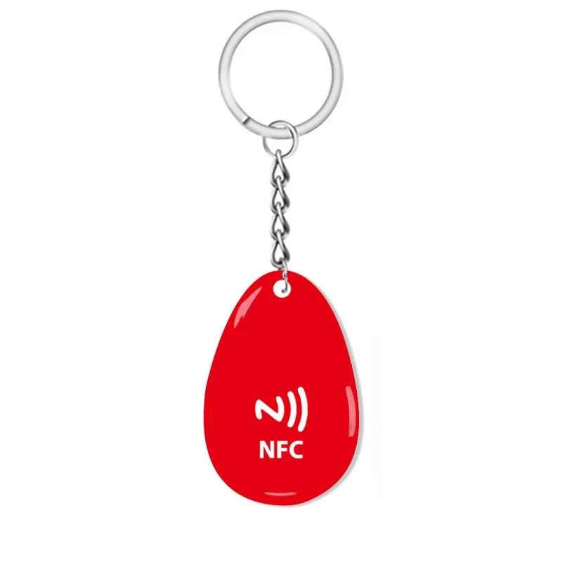 Whatsapp NFC Epoxy Keychain NFC Tag for Increase Your Business