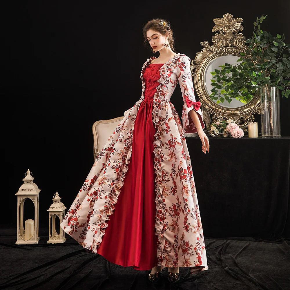 Victorian Masquerade Dresses for Women, Renaissance Dress, 18th Century, Baroque Rococo Marie Antoinette, Historical Clothing SS69