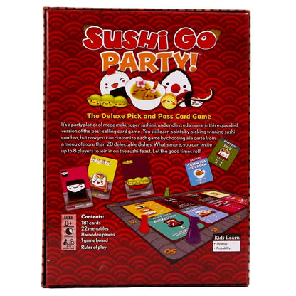 1 Box Sushi Go Family Gathering Board Game Card,Fun Card Game Party Interactive Card Game Creative Small Gift Holiday Accessory SS69