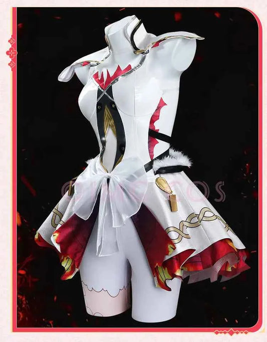 Chun Cosplay Costume Wuthering Waves Carnival Uniform Wig Anime Halloween Costumes Women Game Character Outfits