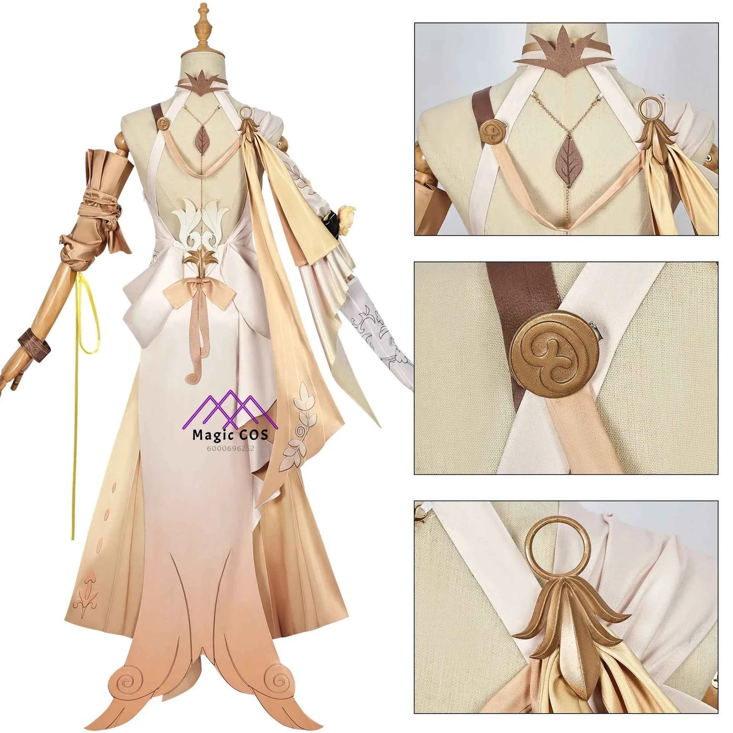 Game Honkai: Star Rail Aglaea Cosplay Costume New Skin The Weaver of Gold Anime Clothes Halloween Party Cos Uniforms Comic Con