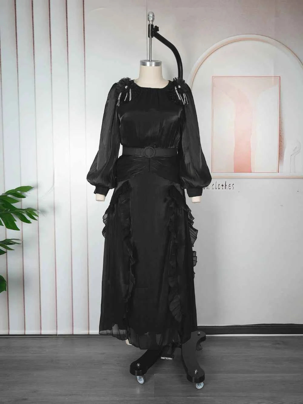 Elegant African Dresses for Women 2025 New Africa Clothing Plus Size Turkey Wedding Party Long Dress Dashiki Ankara Outfits Robe