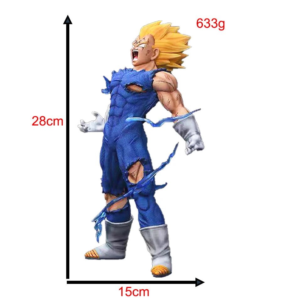 32CM28MC Dragon Ball Z GK Figure MAXIMATIC The Vegeta Super Saiyan Son Majin Vegeta Self-Destuct Vegeta Figure Toys Model Gift SS69 20.69 28CM 633g With OPP
