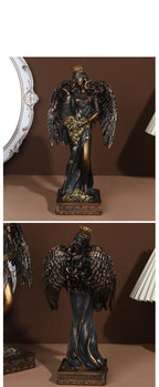 Greek Goddess of Fortune Resin Figurine - Antique Style Home Decor