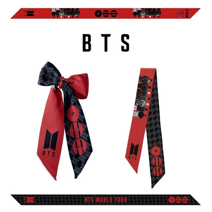 BT21 Cute Merchandise Support Ribbon Scarf, Creative and Personalized Hair Tie Wrist Scarf, High-appearance-value Small Gift