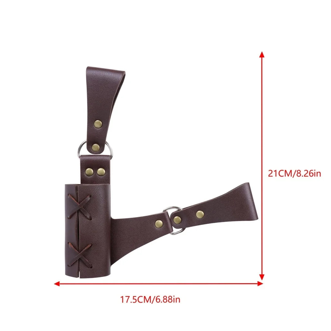 Medieval Knight Belt Synthetic Leather Sword Holder