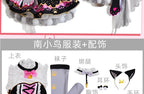 In Stock Anime LoveLive Cat Twin Tail Arcade Game 9 Characters Cosplay Costume Tojo Nozomi Nico Honoka Umi Rin Maki Eli Full Set - SS69