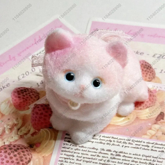 Handmade Kitty Cat Taba Squishy Silicone Fuzzy Kitten Soft Cat Mushy Squeeze Toy Mochi Toy Hand Relax Stress Release Gift Toy SS69 33.69 DEEP BLUE
