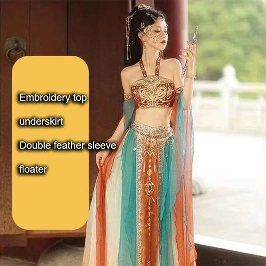 Dunhuang Feitian Western Princess Clothes Hanfu Exotic Photography Photo Chinese Style Dance Costume Hanfu Women China Clothing SS69