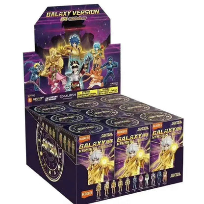 New 100% Original Blokees Saint Seiya Galaxy Version Vol.3 Anime Action Figure Model Toy Birthday Christmas Gift