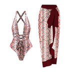 2023 New Arrival Push Up Women Bikini Set Floral Printed Ruffle Bikinis Strappy Bandage Swimwear Brazilian Biquini Bathing Suit SS69