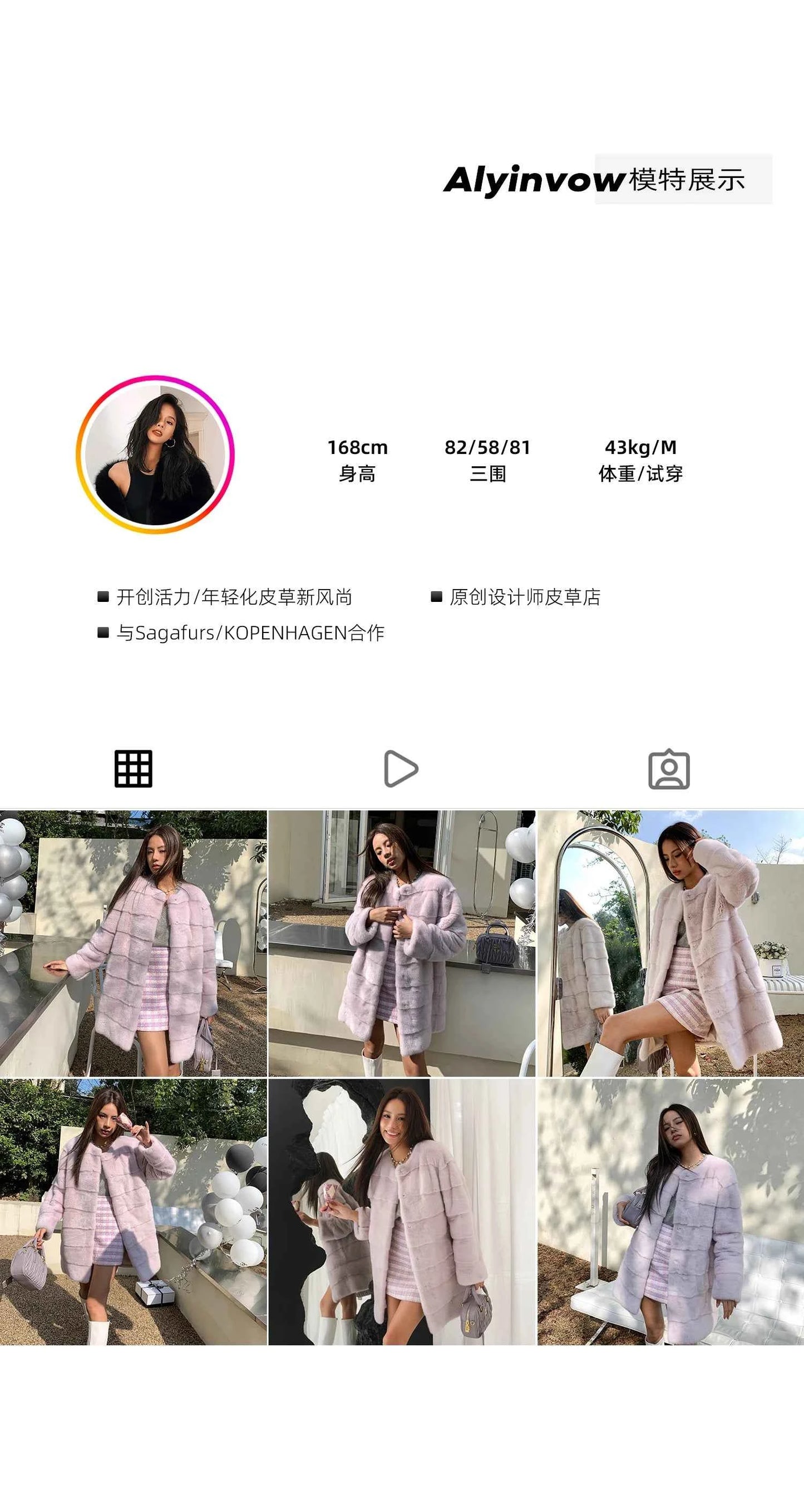 HDHOHR 2025 New 100% Real Mink Fur Coat Women Fashion Essential Natural Mink Fur Jackets Warm Royel Blue Winter Fur Coat