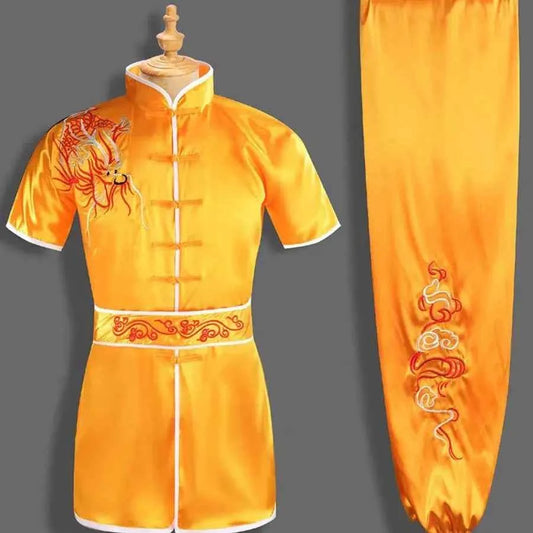 CLYFAN wushu uniform changquan clothes suits taichi chinese kungfu wushu clothes wushu suit ccwushu Martial arts costume