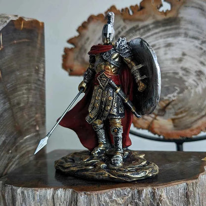 New Retro Spartan Character Craft Figurine Light Luxury Ornaments Home Bedroom Decor Accessories Boyfriend Gift Ideas Collection