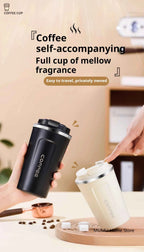 380/510ML Stainless Steel Coffee Mug Portable Tumbler Vacuum Flasks Car Thermal Cup Keeps Cold and Heat Thermal Mug Coffee Cup
