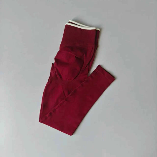 Seamless High Waist Yoga Pants Women Tummy Control Leggings Stretchy Soft Workout Running Leggings Comfortable Gym Sports Tights