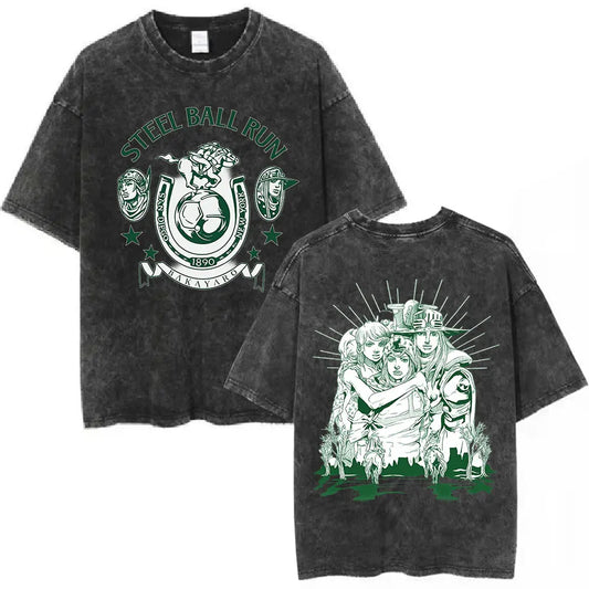 SS69 Men's Jojo Bizarre Adventure Killer Queen Graphic T-Shirt Cotton Tee