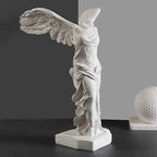 Greek Goddess Of Victory Character Statue Angel Wing Art Figurine Decoration Home Office Decor Resin Sculpture Ornament