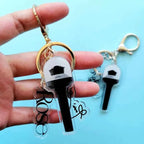 KPOP Acrylic Keychains Three piece keychain acrylic double-sided pendant bag accessories