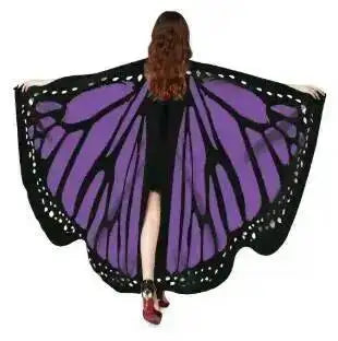 Adult Butterfly Wings Cape for Women Cosplay Costume