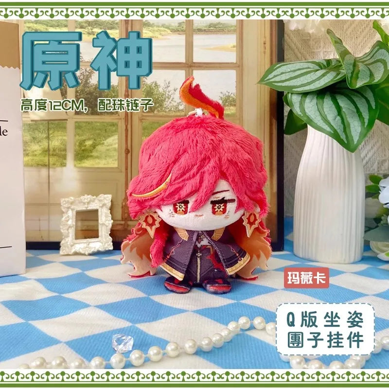 Alice Genshin Impact Plush Doll Sandrone Columbina Yae Miko Arlecchino Nicole Lohen Linnea Game Cosplay Stuffed Toy Illuga Gift