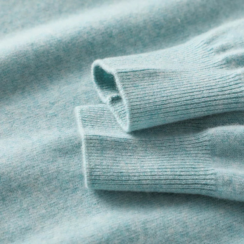 Autumn And Winter Cashmere Sweater Women's Crew Neck Pullover Casual Knitted Top Women's Short Undercoat Fashion 18 Colors SS69