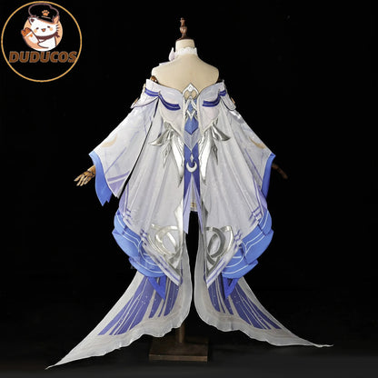 IN STOCK Columbina Cosplay Costume Game Genshin Impact【S-2XL】DUDU-R Nod-Krai Women Song of the Welkin Moon Plus Size