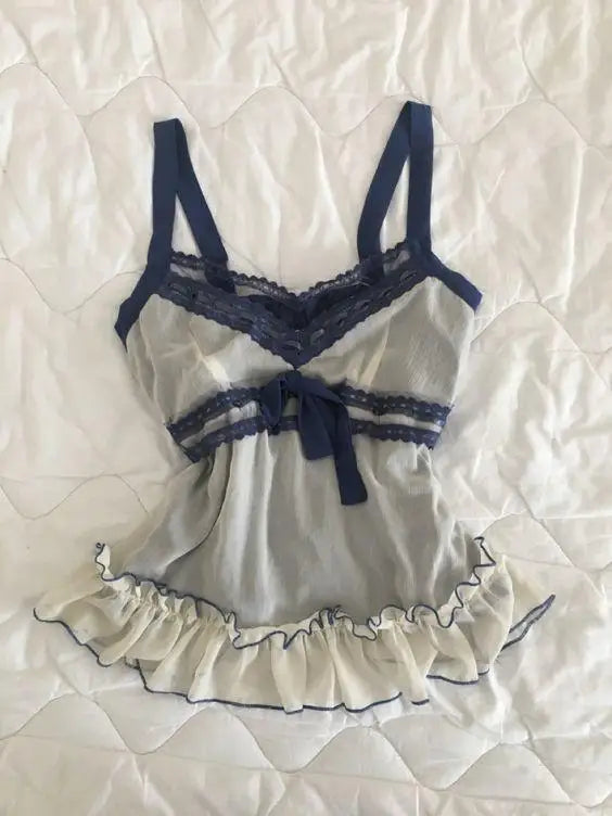 Flower leopard pattern suspenders emo girl casual fashion Y2K crop top chic Harajuku aesthetic sweet urban sexy punk women's top SS69 19.69 Silver / S