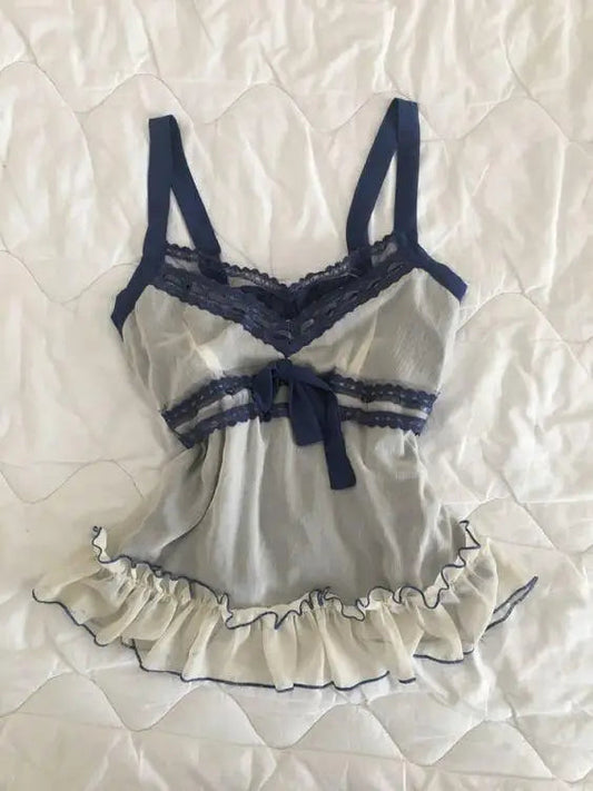 Flower leopard pattern suspenders emo girl casual fashion Y2K crop top chic Harajuku aesthetic sweet urban sexy punk women's top SS69 19.69 Silver / S