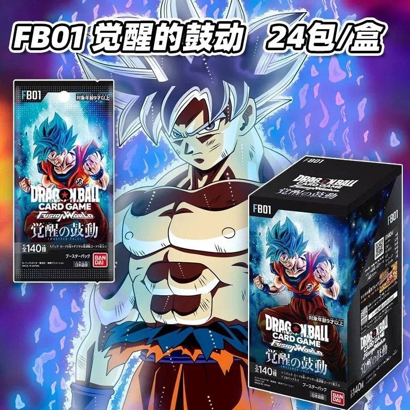 TCG Bandai Dragon Ball Card Japanese Version FB01 FB02 FB03 FB04 Supplementary Pack Rare Anime Collectible Card Kids Toys Gift SS69