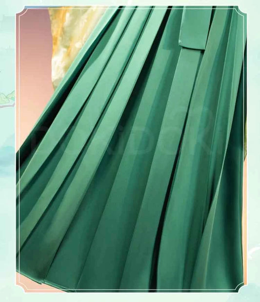 Maomao Cosplay Costume Anime The Apothecary Diaries × JR Kyoto DokiDoki-R Women Green Dress Mao Mao Kyoto Travel Cosplay