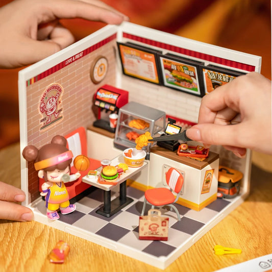 Robotime Rolife Super Creator Series Plastic Dollhouse Building Blocks Set