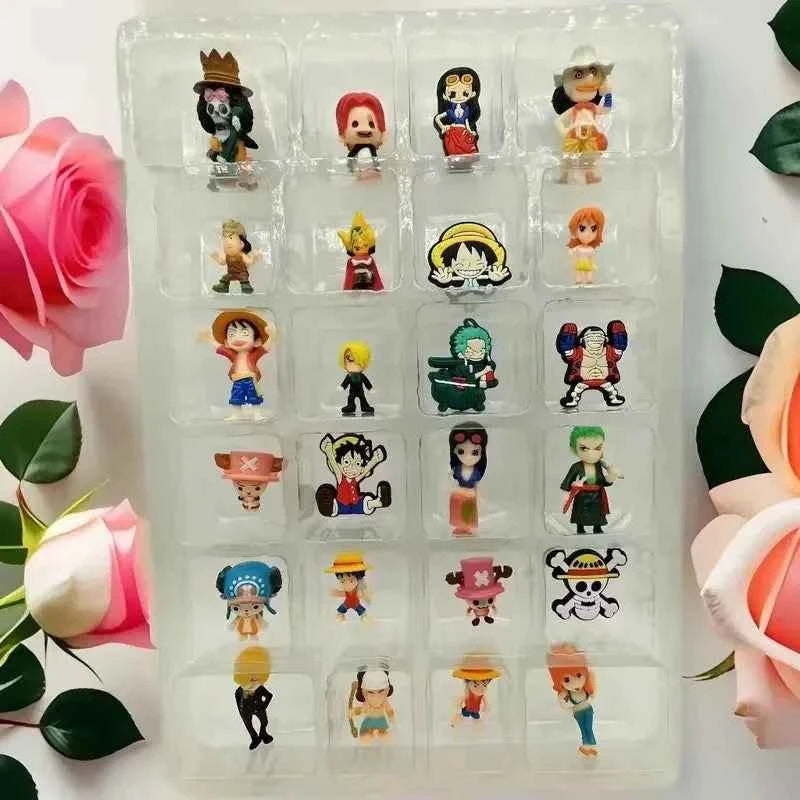 2025 ONE PIECE Christmas Advent Calendar Day Fun 24 Days Halloween Countdown Blind Box  Anime Christmas Collection Toy Gifts