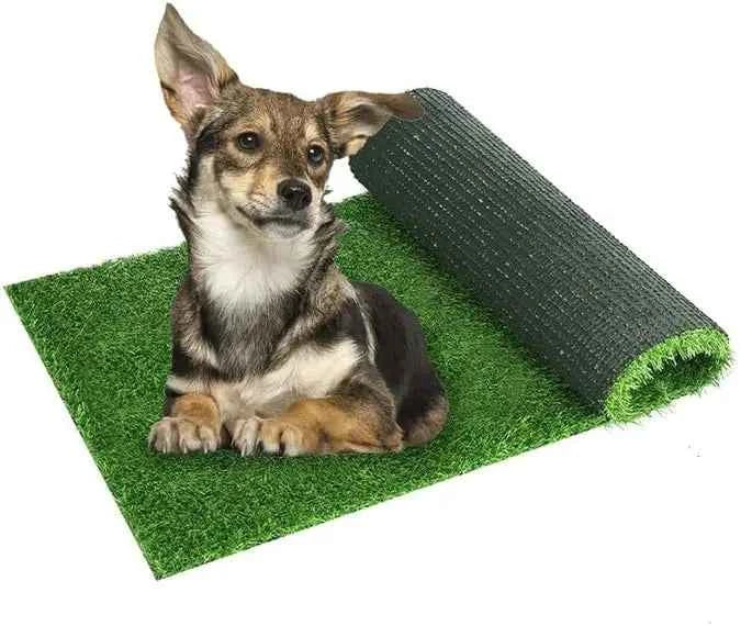 Aritificial Realistic Grass Pad, Simulation Pet Lawn Mats, Thick Synthetic Fake Mat For Outdoor Garden Patio Landscape Dog Pet S