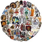 10/50PCS Greek Mythology Graffiti DIY Decorative Luggage Skateboard Water Cup Guitar iPad Waterproof Sticker Kids Toy