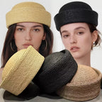 Women's Fashion Papyrus Beret Hat - Breathable Summer Sun Cap