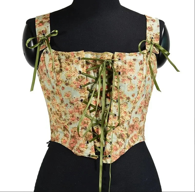 VISIVANEC Lolita Corset Tank Top Women's Slimming Bustier