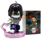 1-12pcs Anime Demon Slayer Blind Box Figure Toys Kimetsu No Yaiba Battle Series Guess Bag Mystery Doll Christmas Birthday Gift
