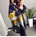 Slouchy Style Sweater Women's Cardigan Loose Autumn and Winter Korean 2023 New Style Outerwear Knitted Jacket Medium Length