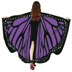 Adult Butterfly Wings Cape for Women Cosplay Costume