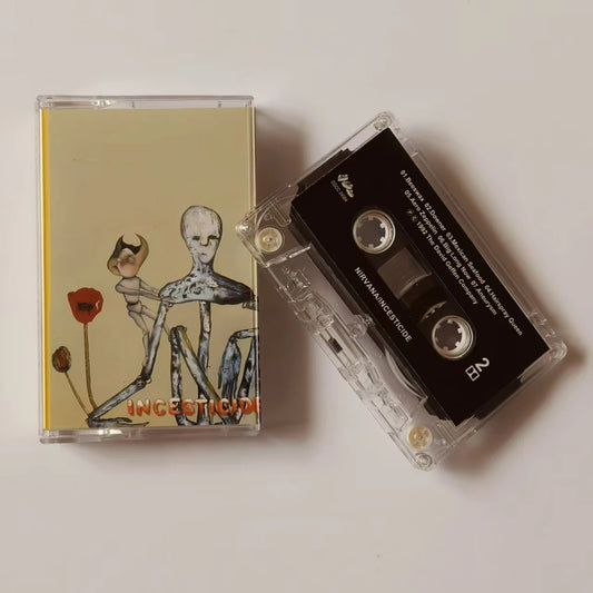 Nirvana MTV Unplugged and Incesticide Cassette Tape Set - Retro Music Prop