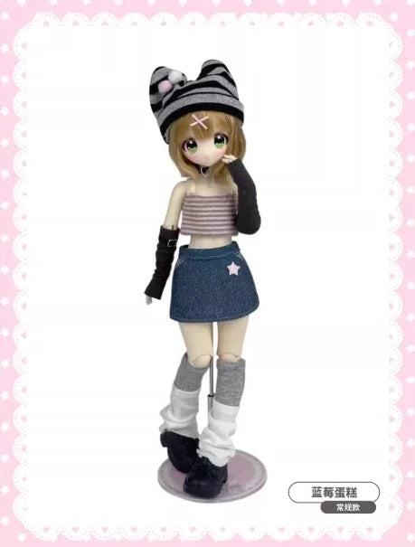 Don'T Touch My Bangs Series 1/6 Bjd Blind Box Mystery Box Toys Kawaii Model Gift Cute Action Anime Figure