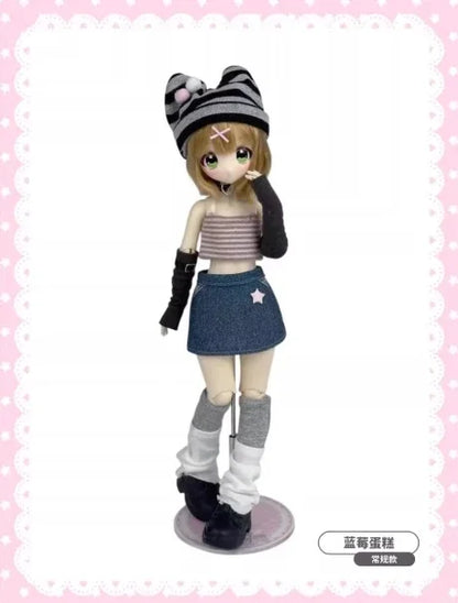 Don'T Touch My Bangs Series 1/6 Bjd Blind Box Mystery Box Toys Kawaii Model Gift Cute Action Anime Figure