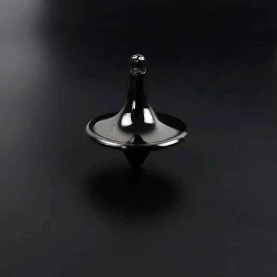Hot Movie Totem Metal Gyro Silvery Hand Spinning Top Fingertips Small Cyclone Gyroscope Anti Stress Fidget Toys for Adult Gifts