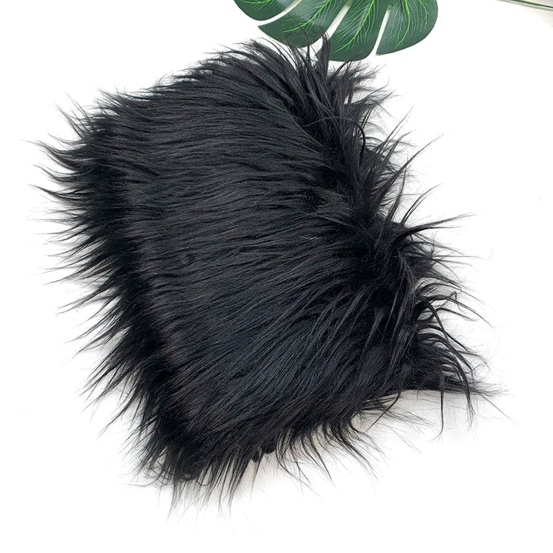 Faux Fur Fabric 8cm Long Pile Cosplay Patchwork Sheet