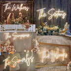 Custom Name LED Neon Sign, Dimmable USB Wall Light