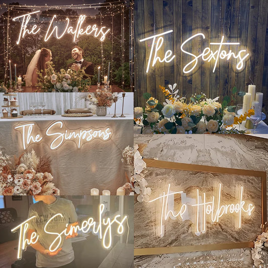 ineonlife Custom Name LED Neon Sign, Dimmable USB Wall Decor Light