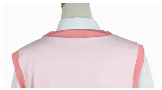Anime Game Kaede Akamatsu Cosplay Costume Korean Style Pink School Uniform Vest Gingham Wig Woman Sexy Carnival Party Suit
